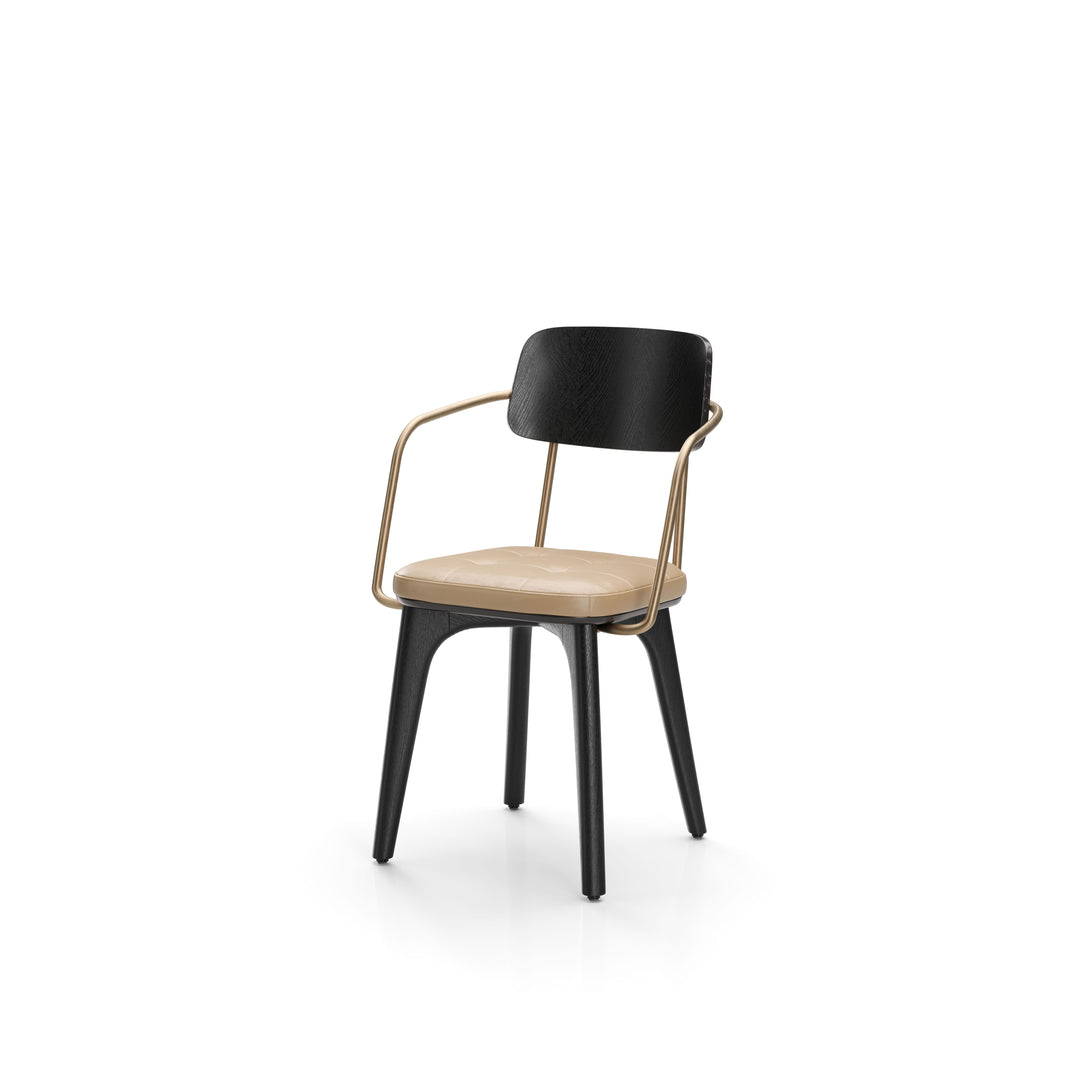 Utility Dining Armchair Wood