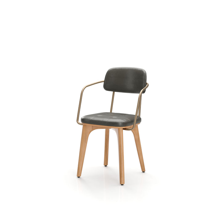 Utility Dining Armchair Upholstered