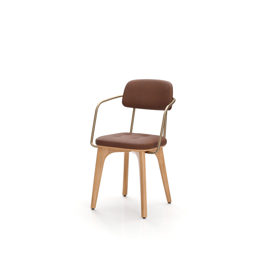 Utility Dining Armchair Upholstered