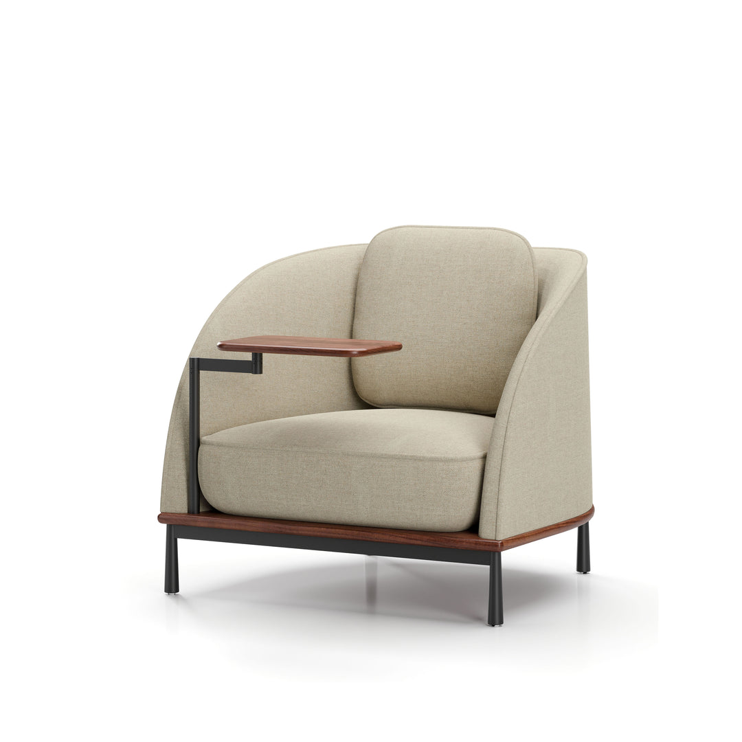 Arc Lounge Chair with Tablet
