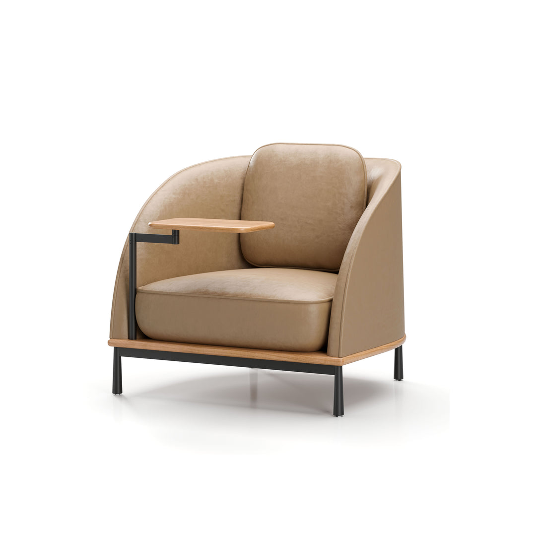 Arc Lounge Chair with Tablet