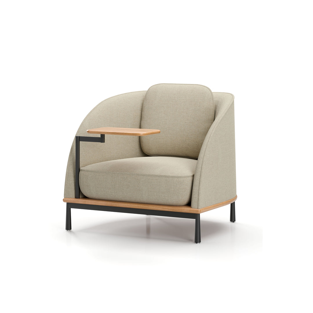 Arc Lounge Chair with Tablet