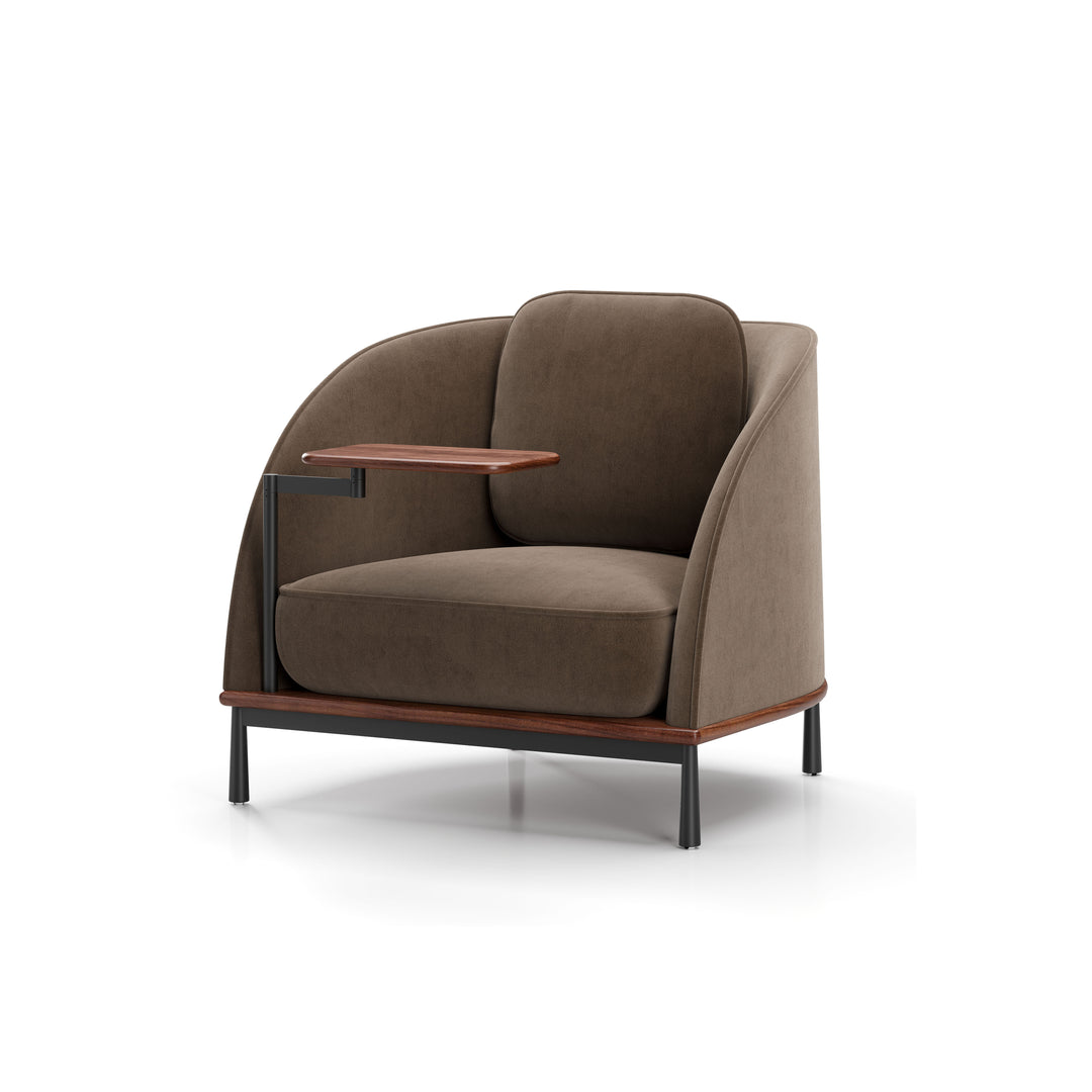 Arc Lounge Chair with Tablet