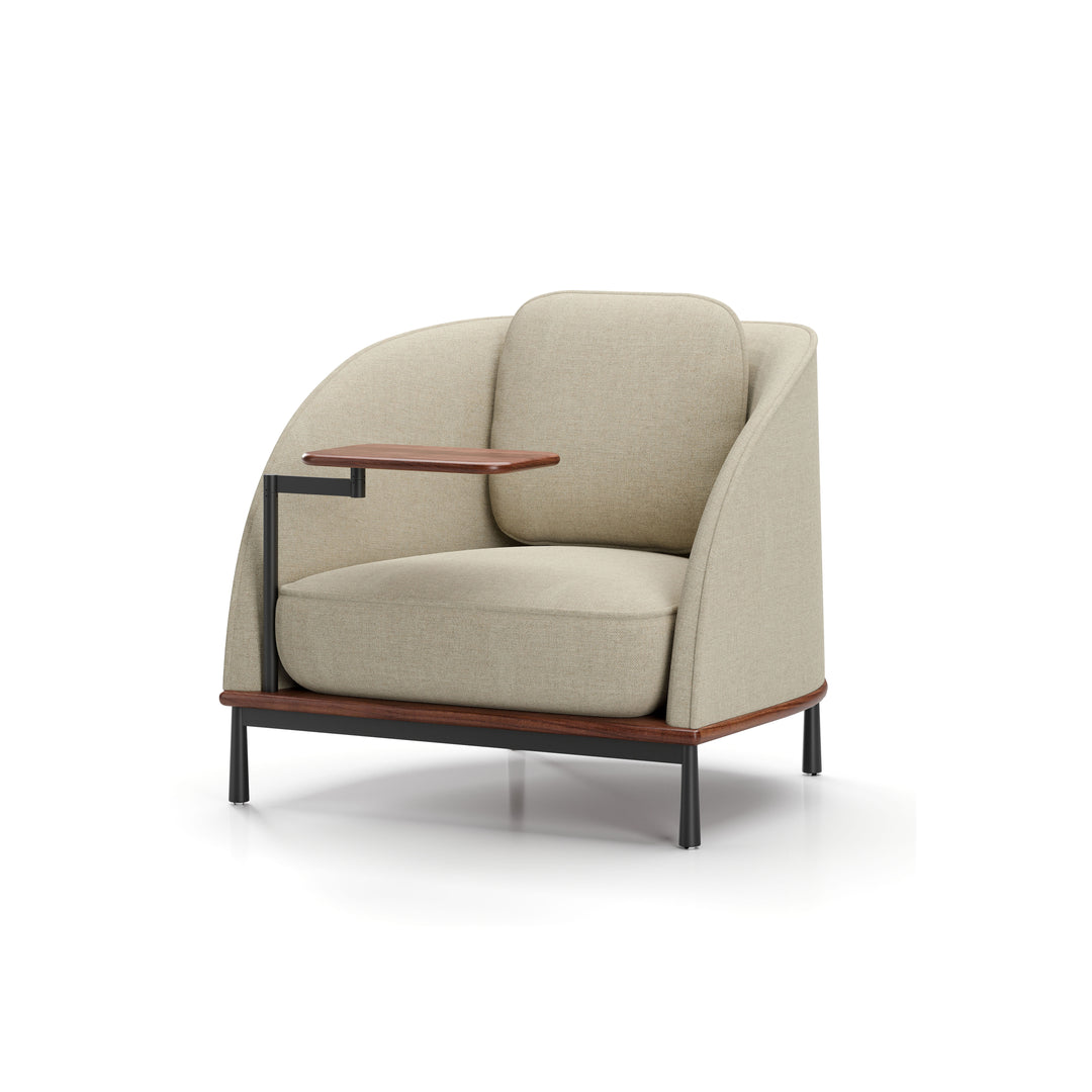 Arc Lounge Chair with Tablet