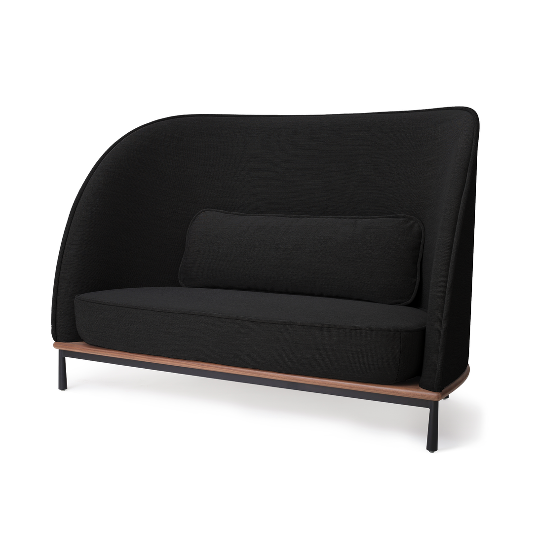 Arc High Back Love Seat