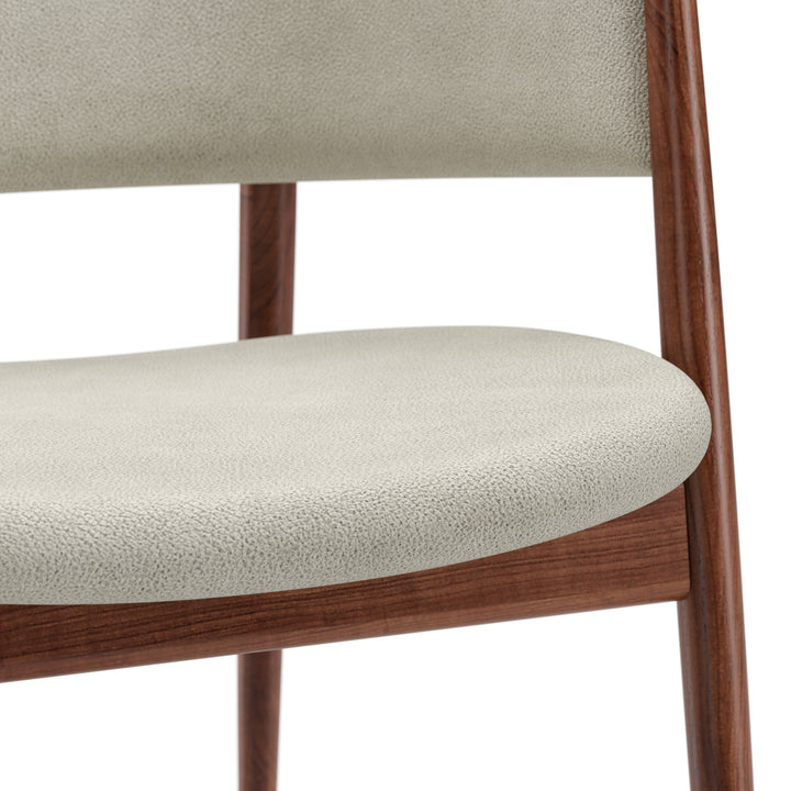 Ougi Dining Chair Half Back